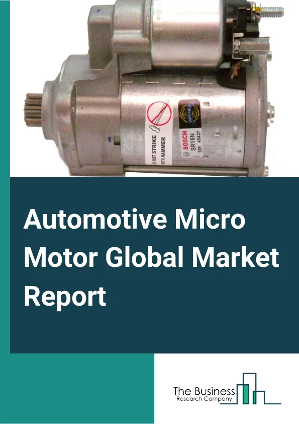 Automotive Micro Motor Market Report 2023