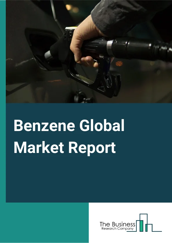Benzene Global Market Report 2023 – By Manufacturing Process (Pyrolysis Steam Cracking of Naphtha, Catalytic Reforming of Naphtha, Toluene Hydrodealkylation, Toluene Disproportionation, From Biomass), By Derivative (Ethylbenzene, Cumene, Alkylbenzene, Aniline, Chlorobenzene, Cyclohexane, Maleic Anhydride, Other Derivatives), By Application (Plastics, Resins, Synthetic Fibers, Rubber Lubricants) – Market Size, Trends, And Market Forecast 2023-2032