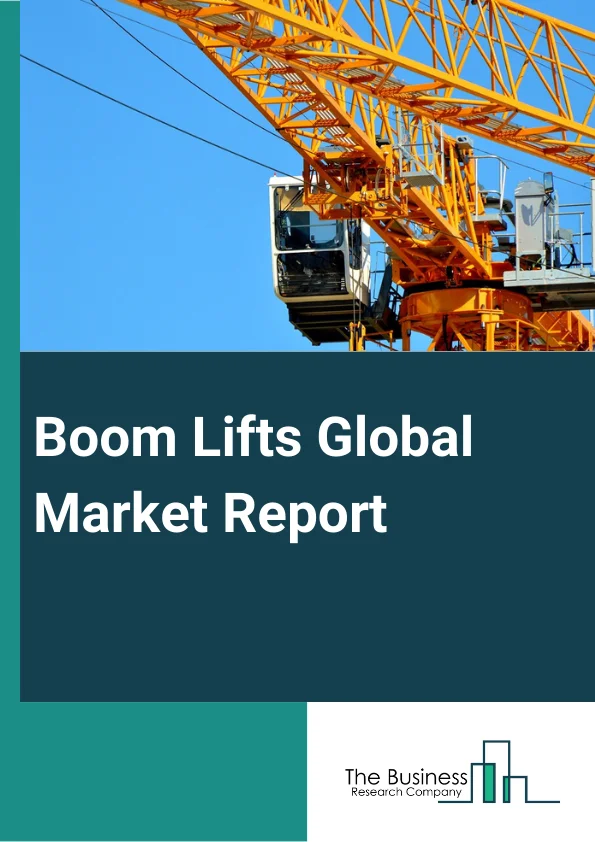 Boom Lifts Global Market Report 2024 – By Type (Articulating Boom Lifts, Telescopic Boom Lifts, Straight Boom Lifts, Genie Boom lifts, Towable Boom Lifts), By Movement Type (Mobile, Fixed), By Engine Type (Electric, Engine Powered), By End User (Rental, Construction And Building, Mining, Transportation And Logistics, Landscaping And Orchard Work, Other End Users) – Market Size, Trends, And Global Forecast 2024-2033
