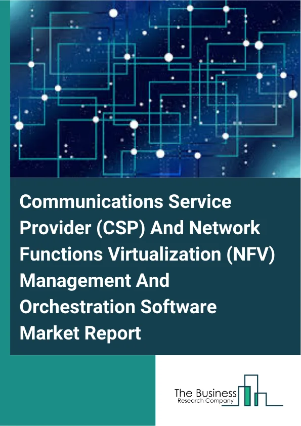 Communications Service Provider (CSP) And Network Functions Virtualization (NFV) Management And Orchestration Software Market Report Infographic Image
