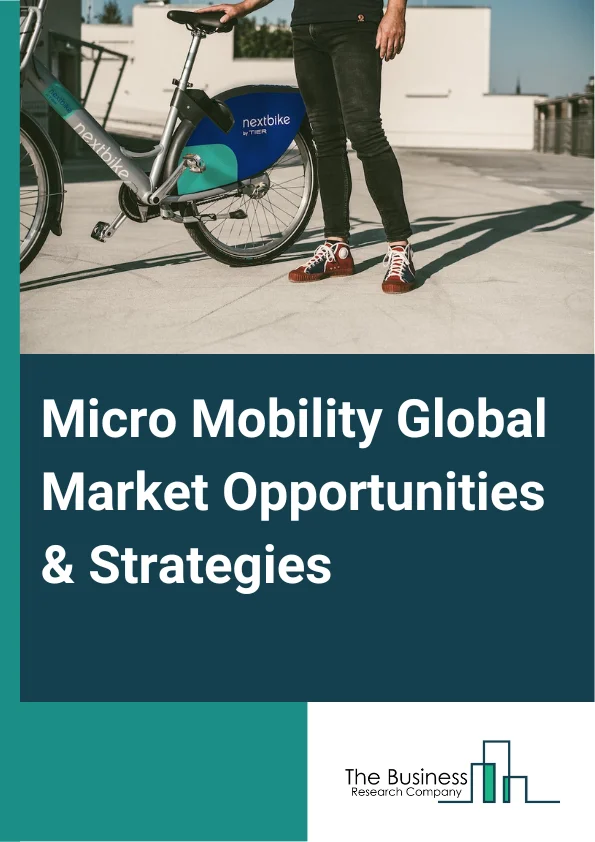 Micro Mobility Market 2023 – By Speed ( Up To 25 Km/H (Kilometers Per Hour), 25-45 Km/H (Kilometers Per Hour)), By Propulsion (Human Powered, Electrically Powered), By Sharing Type (Docked, Dock-Less), By Ownership (Business To Consumers, Business To Business), And By Region, Opportunities And Strategies – Global Forecast To 2032