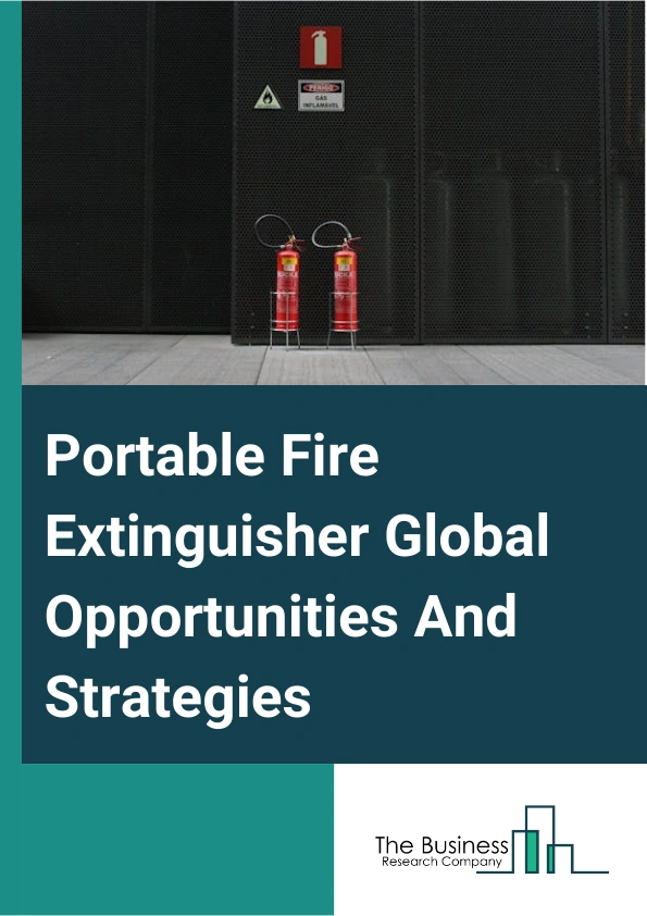 Portable Fire Extinguisher Market 2024 – By Agent Type (Water-Based, CO2-Based, Powder-Based, Foam-Based, Other Agent Type), By Fire Type (Class A, Class B, Class C, Class D, Class K), By Application (Residential, Industrial, Construction, Commercial, Vehicles), By Distribution channel (Online, Offline), And By Region, Opportunities And Strategies – Global Forecast To 2033