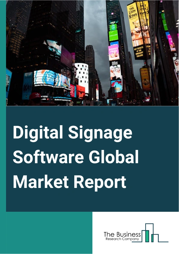 Digital Signage Software Global Market Report 2024 – By Software (Edge Server Software, Content Management System, Other Software), By Service Type (Installation Services, Maintenance and Support Service, Other Service Types), By Application (Healthcare, Retail, Corporate, Hospitality, Entertainment, Transportation, Banking, Other Applications) – Market Size, Trends, And Global Forecast 2024-2033