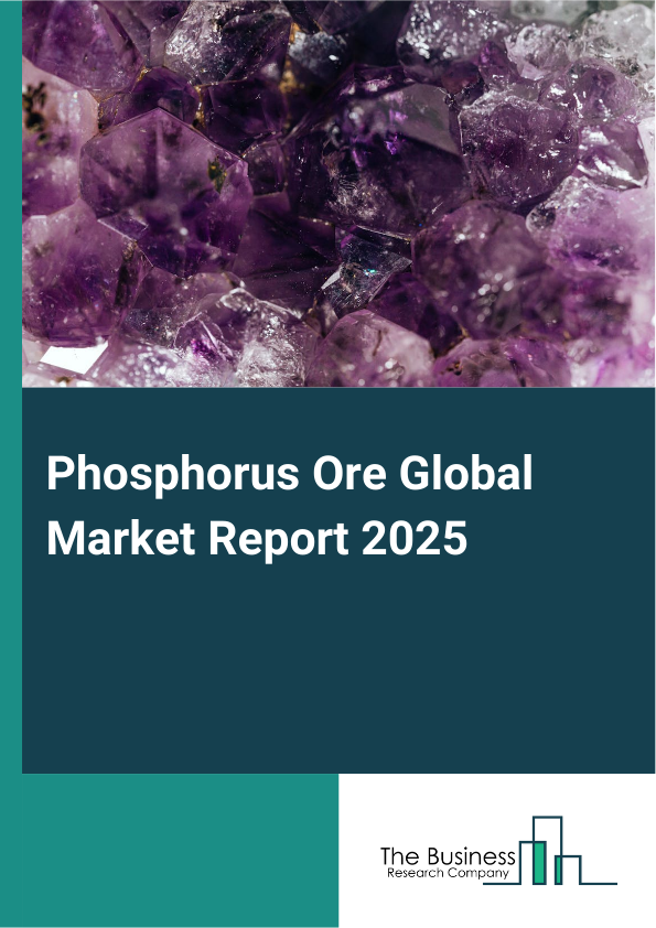 Phosphorus Ore Global Market Report 2025 - By Type (Carbonate Fluorapatite, Fluor Apatite, Chlorapatite, Hydroxyapatite, Carbonate Apatite), By Processing Method (Crushing, Grinding, Flotation, Other Processing Methods), By Application (Fertilizers, Animal Feed, Industrial Chemicals, Food Additives, Other Applications) - Market Size, Trends, And Global Forecast 2025-2034