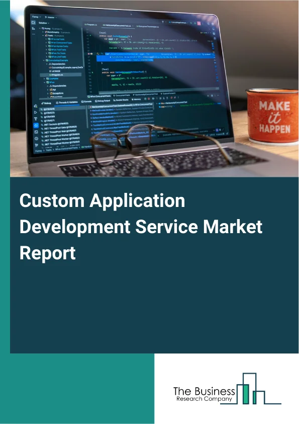 Custom Application Development Service Market Report Infographic Image