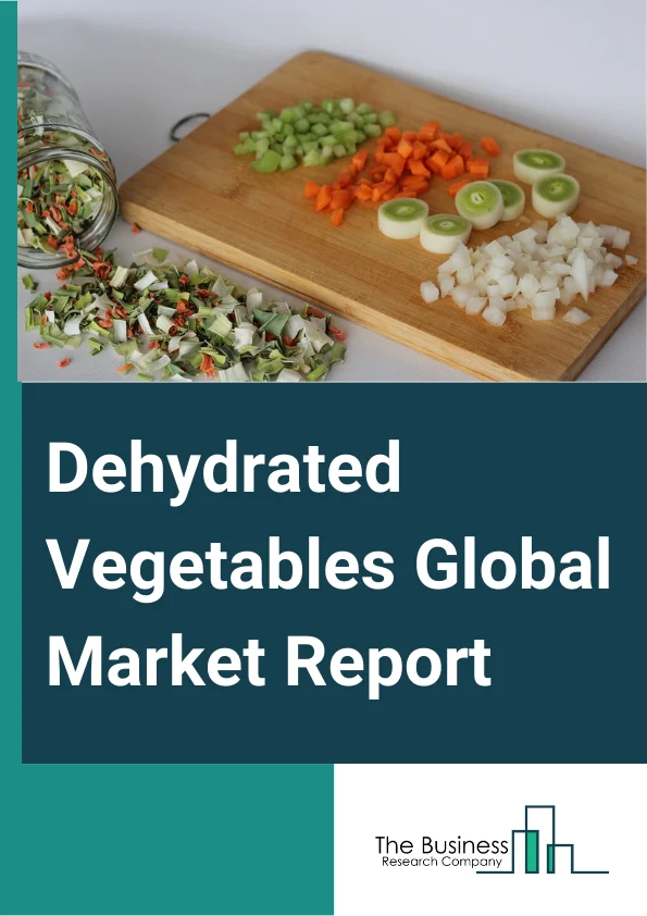 Dehydrated Vegetables Global Market Report 2024 – By Product Type (Carrot, Onions, Potatoes, Broccoli, Beans, Peas, Cabbage, Mushrooms, Tomatoes, Other Product Types), By Technology (Vacuum Drying, Air Drying, Spray Drying, Freeze Drying, Drum Drying), By Form (Powders And Granules, Slice And Cubes, Minced And Chopped, Flakes, Other Forms), By Distribution Channel (Store Based Retailing, Hypermarkets Or Supermarkets, Convenience Stores, Food And Drink Specialty Stores, Online Retail), By End-User (Commercial, Household) – Market Size, Trends, And Global Forecast 2024-2033