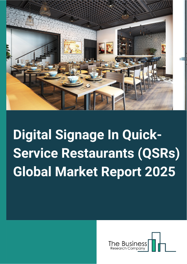 Global Digital Signage In Quick-Service Restaurants (QSRs) Market Report 2025