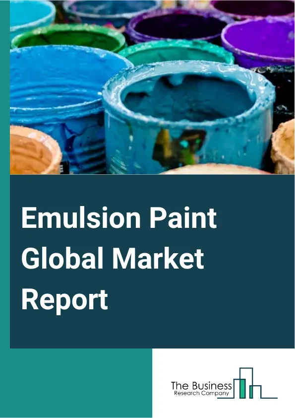 Emulsion Paint Global Market Report 2025 – By Type (Interior Emulsion Paint, Water-soluble Paint, Antifouling Emulsion Paint, Antimicrobial Emulsion Paint, Other Types), By Technology (Waterborne, Solvent borne), By Dist...