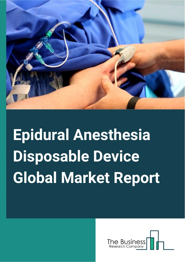 Epidural Anesthesia Disposable Device Global Market Report 2025 – By Type (Continuous Epidural Tray, Single Dose Epidural Tray, Epidural Anesthesia Needles, Other Types), By Age Group (Adults, Pediatrics), By Application...