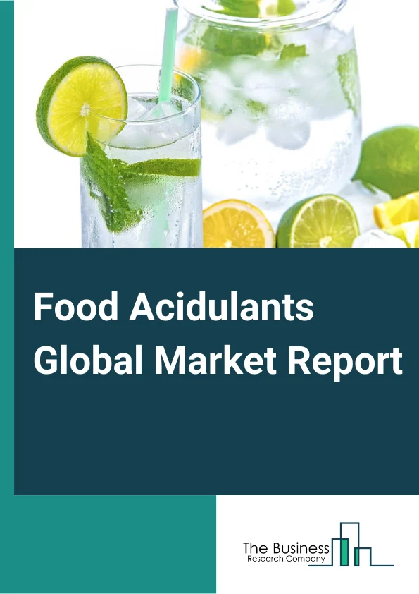 Food Acidulants Global Market Report 2023 – By Type (Citric Acid, Lactic Acid, Acetic Acid, Phosphoric Acid, Malic Acid, Other Types), By Form (Solid, Liquid), By Application (Beverages, Dairy And Frozen products, Bakery, Meat Industry, Confectionery, Other Applications) – Market Size, Trends, And Global Forecast 2023-2032