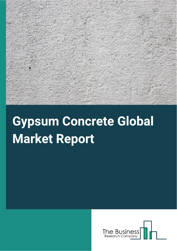 Gypsum Concrete Market Size and growth rate 2025 to 2029: Graph