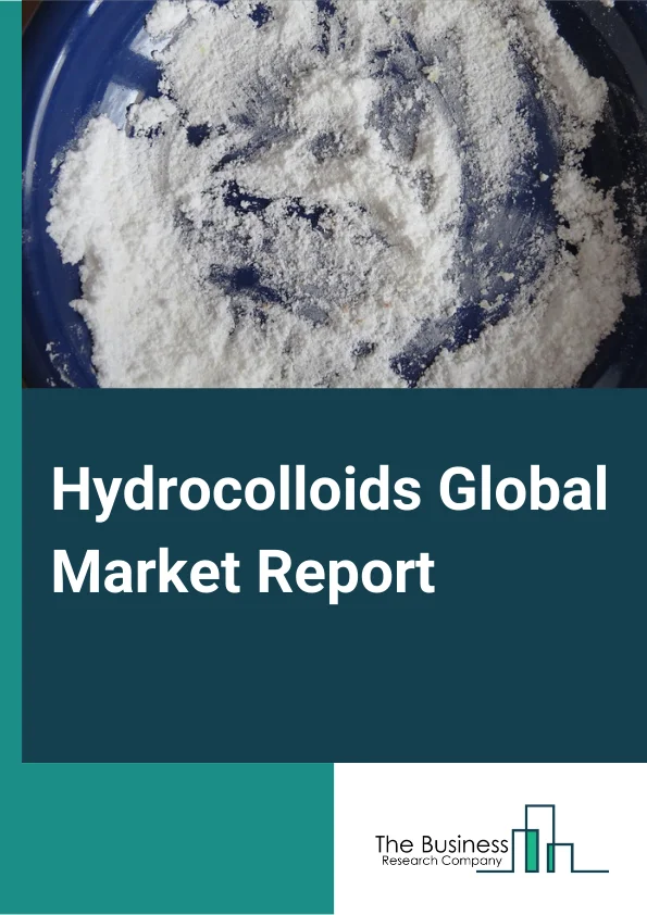 Hydrocolloids Global Market Report 2024 – By Type (Carrageenan, Guar Gum, Gelatin, Pectin, Microcrystalline Cellulose, Other Types), By Function (Thickening, Gelling, Stabilizing, Other Functions), By Source (Botanical, Microbial, Animal, Seaweed, Synthetic), By Application (Food And Beverage, Pharmaceutical, Personal Care Products, Other Applications) – Market Size, Trends, And Global Forecast 2024-2033