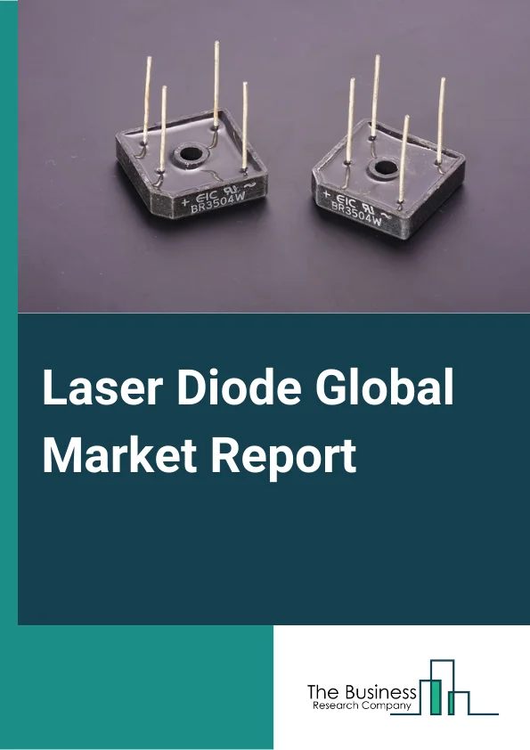 Laser Diode Global Market Report 2025 – By Property (Infrared Laser Diode, Red Laser Diode, Blue Laser Diode, Blue Violet Laser Diode, Green Laser Diode, Ultraviolet Laser Diode ), By Doping Material (InGaN, GaN, AIGaInP, GaAs, Other Doping Materials), By Technology (Double Hetero Structure Lasers Diodes, Quantum Well Lasers Diodes, Quantum Cascade Lasers Diodes, Distributed Feedback Lasers Diodes, SCH Lasers Diodes, VCSEL Diodes, VECSEL Diodes ), By End-User Industry (Aerospace And Defense, Automotive, Consumer Electronics, Electronics And Semiconductors, IT And Telecommunication, Other End-Users ) – Market Size, Trends, And Global Forecast 2025-2034