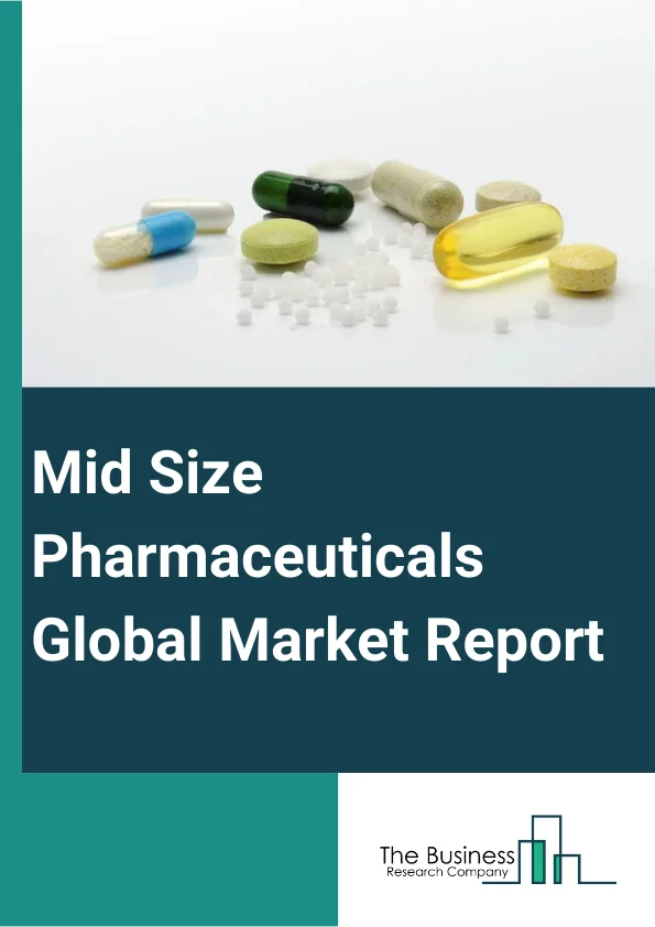 Mid-Size Pharmaceuticals Global Market Report 2024 – By Drug Development Type (In-House, Outsource), By Type (Prescription, Over the Counter), By Formulation (Tablets, Capsules, Injectables, Sprays, Other Formulations), By Application (Cardiovascular Diseases, Pain Management, Diabetes, Cancer, Other Conditions) – Market Size, Trends, And Global Forecast 2024-2033