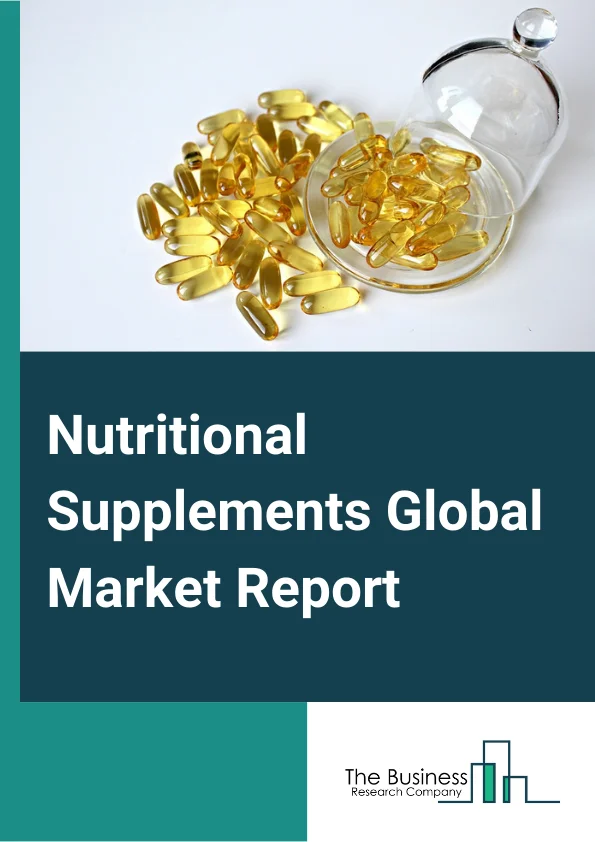 Nutritional Supplements Global Market Report 2024 – By Type (Vegan Sport Nutrition, Meal Replacement Shakes, Food Supplements, Other Types), By Formulation (Tablets, Capsules, Powder, Soft gels, Liquid, Other Formulations), By Ingredient (Botanicals, Vitamins, Minerals, Proteins & Amino Acids, Fish Oils, Fibers & Specialty Carbohydrates, Enzymes, Other Ingredients), By Distribution Channel (Supermarket/Hypermarket, Retail Pharmacies, Direct Selling, Drug Stores, E-Commerce), By End User (Infant, Children, Adults, Pregnant Women, Elderly) – Market Size, Trends, And Global Forecast 2024-2033