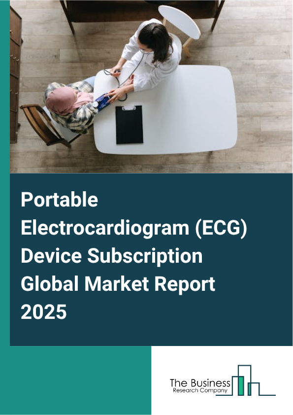 Portable Electrocardiogram (ECG) Device Subscription Market Report Infographic Image