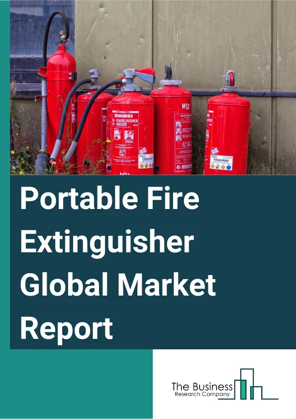 Portable Fire Extinguisher Global Market Report 2025 – By Agent Type (Chemical-based, Water-based, CO2-based, Metal-based, Powdered-based, Foam-based), By Fire Type Outlook (Class A, Class B, Class C, Class D, Class K), By Distribution Channel (Online, Offline), By Application (Residential, Industrial, Manufacturing, Construction, Warehouse, Factories, Commercial, Vehicles) – Market Size, Trends, And Global Forecast 2025-2034