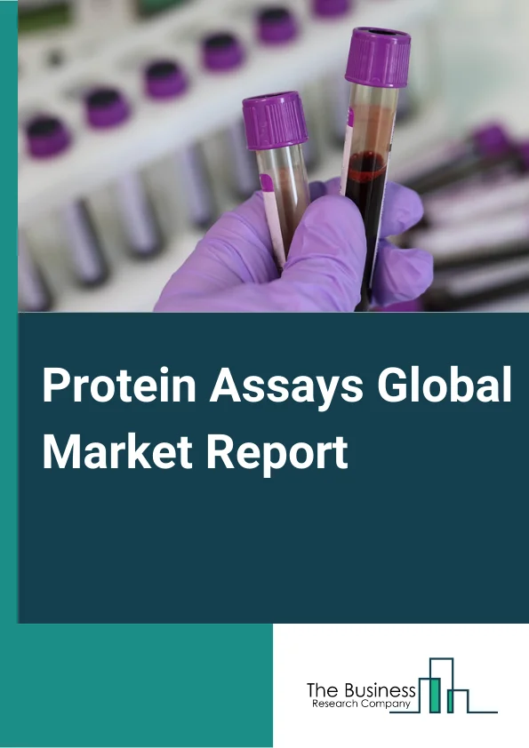 Protein Assays Global Market Report 2024 – By Product Type (Reagents And Kits, Instruments), By Technology Type (Absorbance Based Protein Assays, Colorimetric Protein Assays, Fluorescence Based Protein Assays), By End User (Pharmaceutical Industry, Biotechnology Industry, Clinical Laboratories, Hospitals, Academic Research Institutes) – Market Size, Trends, And Global Forecast 2024-2033