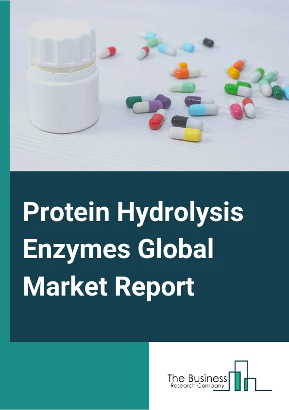 Protein Hydrolysis Enzymes Global Market Report 2024 – By Type (Microorganisms, Animals, Plants), By Method Of Production (Extraction, Fermentation), By Application (Detergent and Cleaning, Food and Beverage, Animal Feed, Textile, Dairy, Other Applications) – Market Size, Trends, And Global Forecast 2024-2033