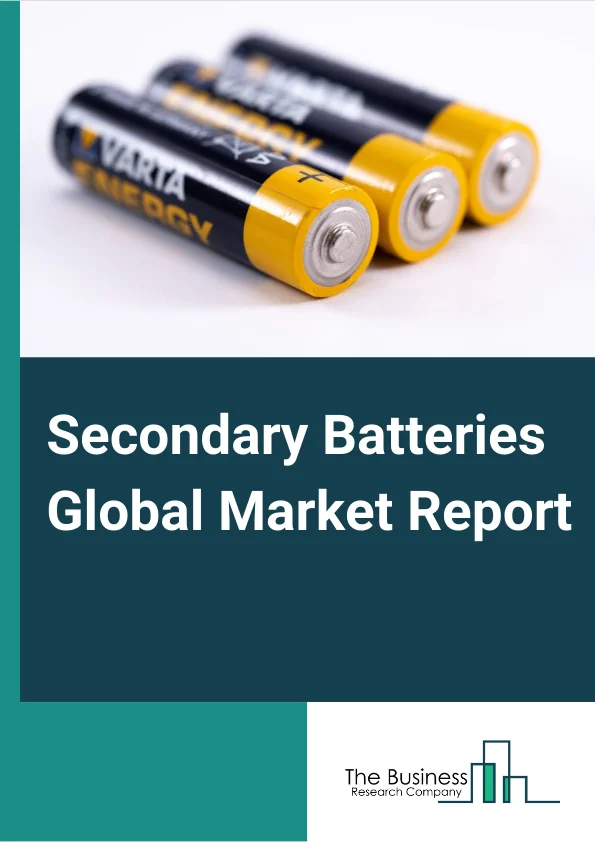 Secondary Batteries Global Market Report 2024 – By Product Type (Lead Acid, Lithium-Ion (Li-Ion), Nickel Metal Hydride, Nickel-Cadmium (Ni-Cd), Other Product Type), By Application (Electronics, Motor Vehicles, Portable Devices, Other Applications), By End User (Automotive, Household, Industrial) – Market Size, Trends, And Global Forecast 2024-2033