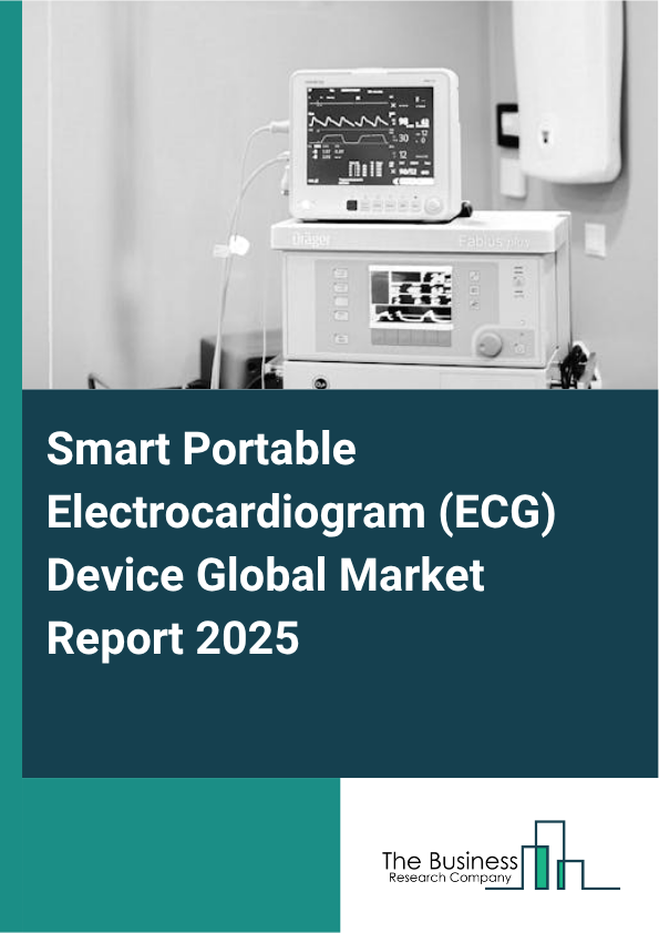 Smart Portable Electrocardiogram (ECG) Device Market Report Infographic Image