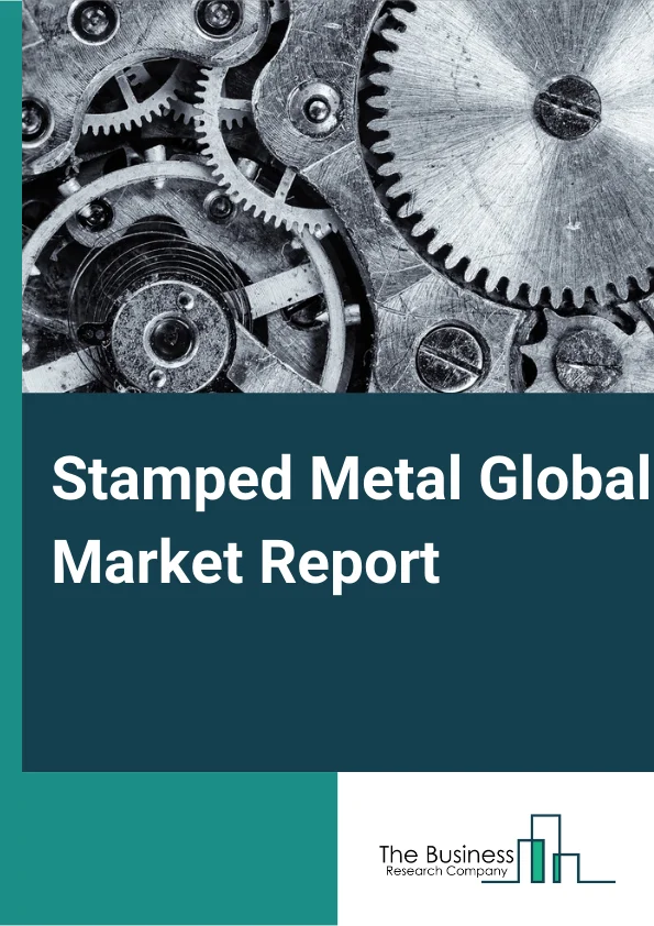 Stamped Metal Global Market Report 2023 – By Process (Blanking, Embossing, Bending, Coining, Deep Drawing, Flanging, Other Processed), By Material (Steel, Aluminium, Copper, Other Materials), By Application (Automotive, Industrial Machinery, Consumer Electronics, Aerospace and Aviation, Electricals and Electronics, Telecommunications, Medical Devices, Defence, Other Applications) – Market Size, Trends, And Global Forecast 2023-2032