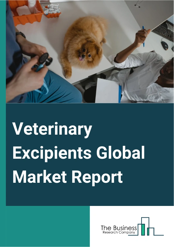Veterinary Excipients Global Market Report 2025 – By Chemical Group (Polymers, Alcohols, Lipids, Mineral Salts, Other Chemical Groups), By Animal Type (Companion Animals, Production Animals), By Functionality (Fillers, B...