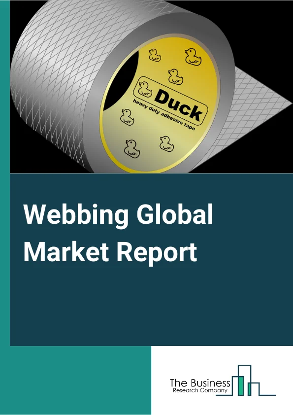 Webbing Global Market Report 2023 – By Product (Nylon, Polyester, Polypropylene, Carbon Fibers, P Aramid Fibers, Ultra high molecular weight polyethylene, Other Products), By Material (Natural, Man made), By Application (Automotive, Military, Industrial, Sporting Goods, Other Applications) – Market Size, Trends, And Global Forecast 2023-2032 