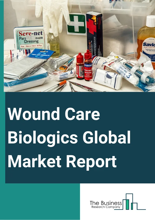 Wound Care Biologics Global Market Report 2025 – By Product (Biologic Skin Substitutes, Topical Agents ), By Wound Type (Ulcers, Surgical, Traumatic Wounds, Burns), By End User (Hospitals, Ambulatory Surgery Center (ACS), Burn Centers, Wound Clinics) – Market Size, Trends, And Global Forecast 2025-2034